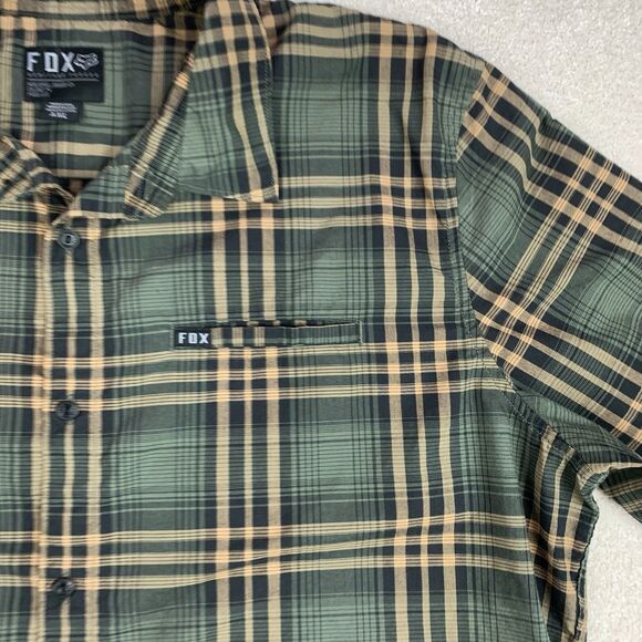 Fox Heritage Forged Plaid Long Sleeve Button Down Men’s Size XXL - Picture 5 of 14